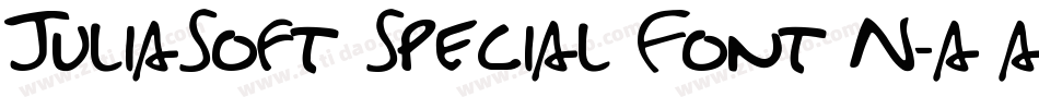 JuliaSoft Special Font N字体转换